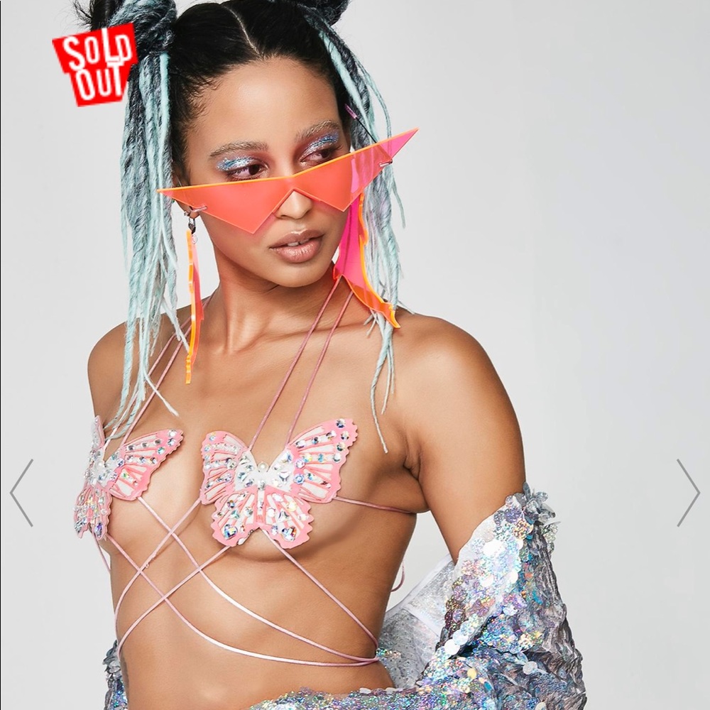 Dolls Kill Butterfly top 🦋🌸